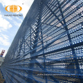 wind dust fence air screen perforated metal